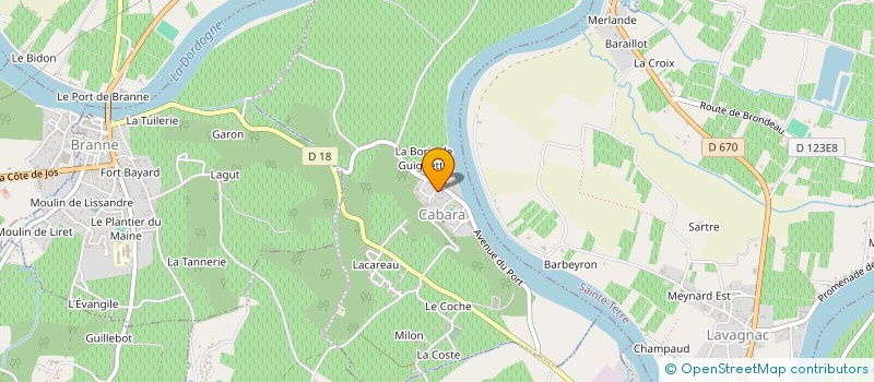 localisation de l'entreprise SCI BALBEC  CABARA