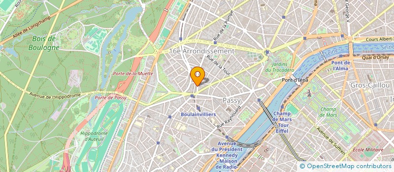 localisation de l'entreprise SCI BALBERG  PARIS