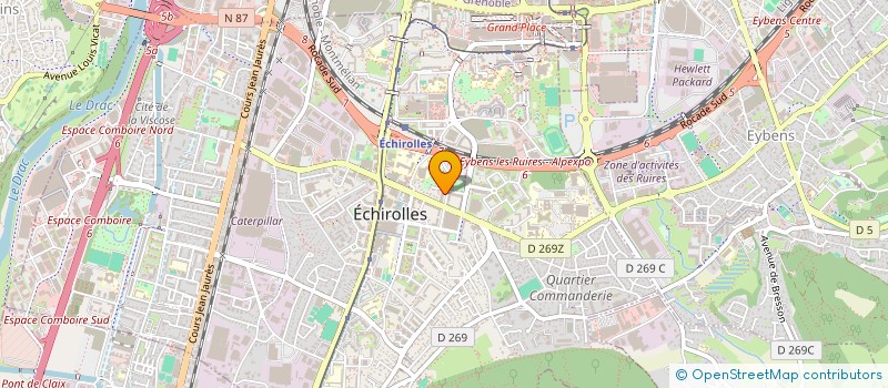 localisation de l'entreprise SCI BALBO  ECHIROLLES