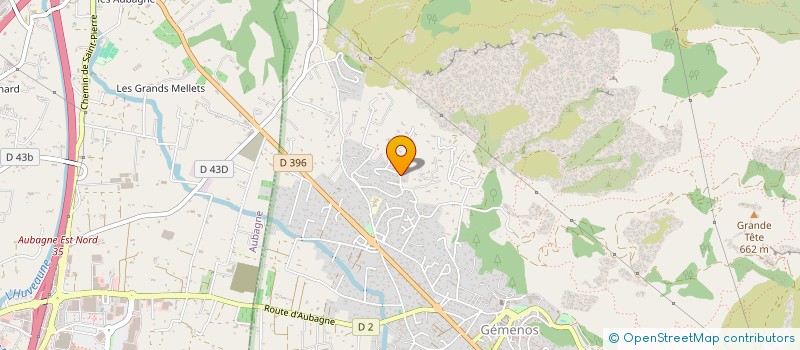 localisation de l'entreprise SCI BALDASSARI  GEMENOS