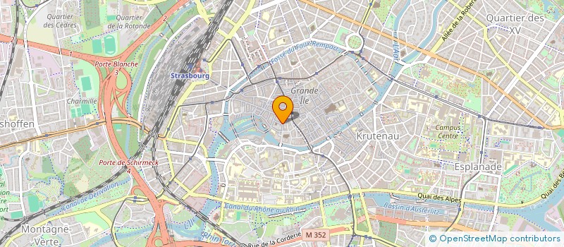 localisation de l'entreprise SCI BALDAUF  STRASBOURG