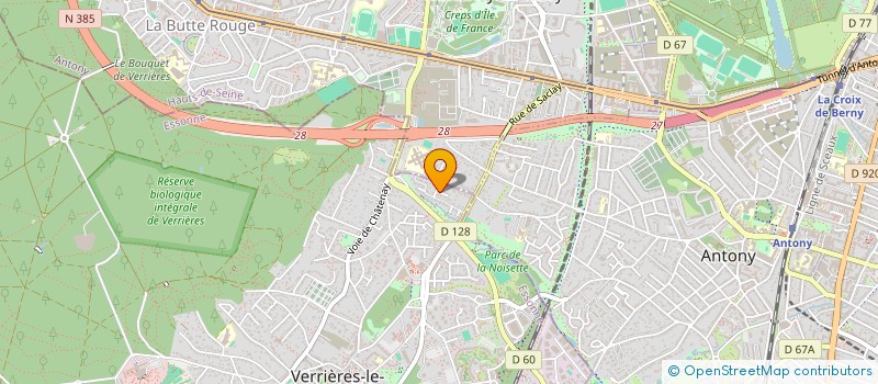 localisation de l'entreprise SCI BALDERACCHI à VERRIERES-LE-BUISSON