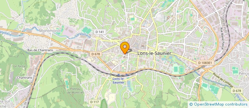 localisation de l'entreprise SCI BALDERSONN  LONS-LE-SAUNIER