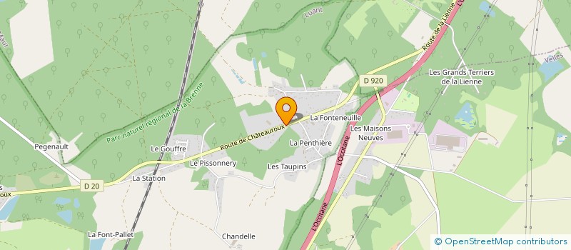 localisation de l'entreprise SCI BALDNER à LUANT