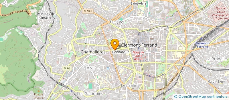 localisation de l'entreprise SCI BALDO KAHN  CLERMONT FERRAND