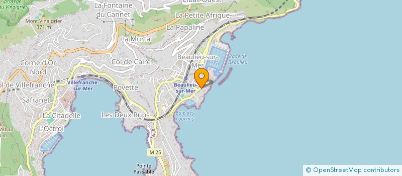 localisation de l'entreprise SCI BALEARA à BEAULIEU-SUR-MER