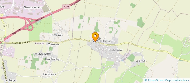 localisation de l'entreprise SCI BALEDY  FRESSINES