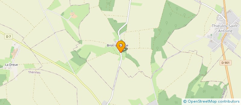 localisation de l'entreprise SCI BALEO  BRIOT