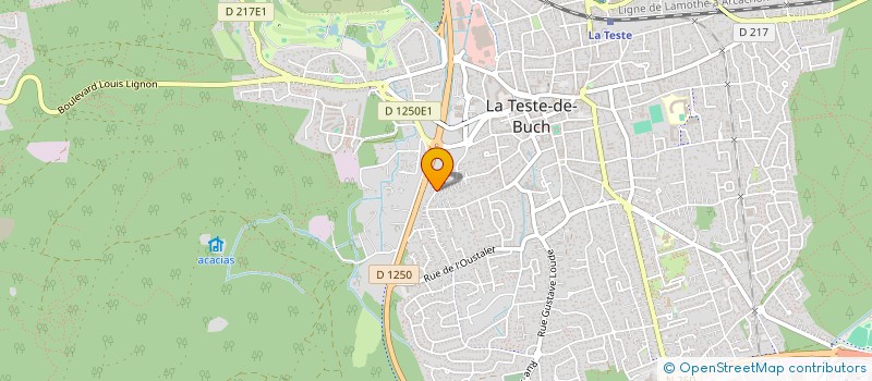 localisation de l'entreprise SCI BALEP  LA TESTE-DE-BUCH