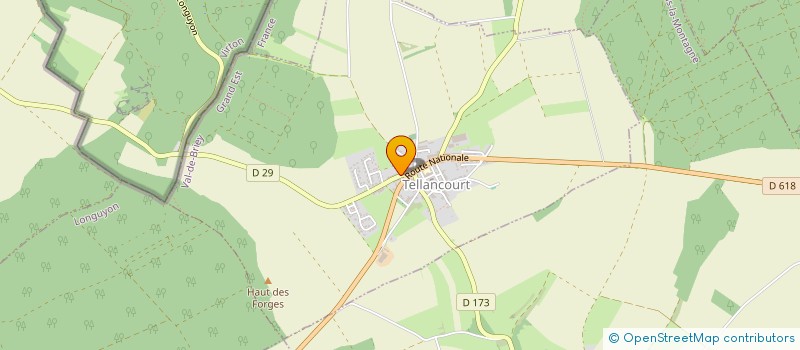 localisation de l'entreprise SCI BALES  TELLANCOURT