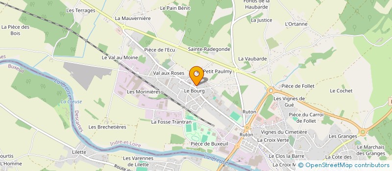 localisation de l'entreprise SCI BALESMES LE BOURG  DESCARTES