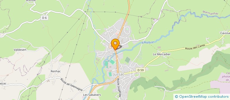 localisation de l'entreprise SCI BALESTIER BENET à JUSSAC