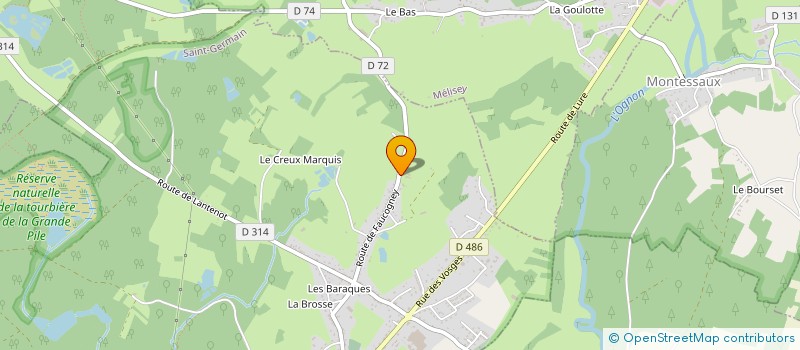 localisation de l'entreprise SCI BALETIM  SAINT-GERMAIN