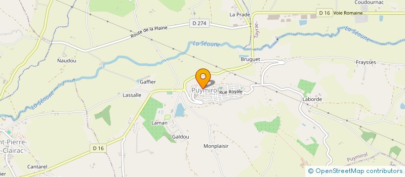 localisation de l'entreprise SCI BALETO  PUYMIROL