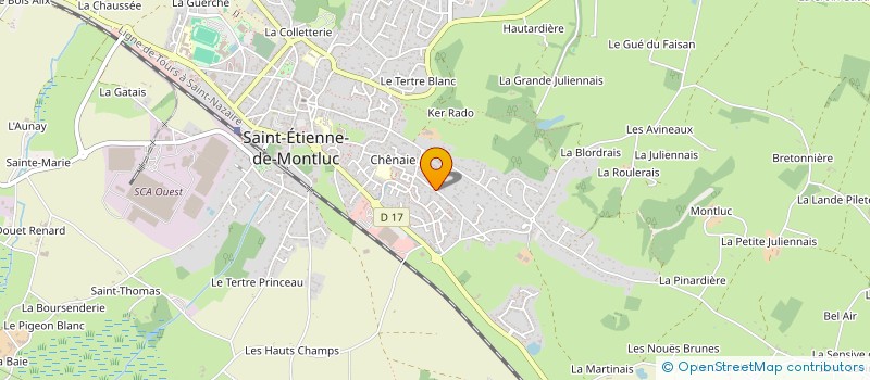 localisation de l'entreprise SCI BALEX  SAINT-ETIENNE-DE-MONTLUC