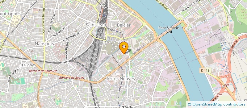 localisation de l'entreprise SCI BALG PATRIMOINE  BORDEAUX