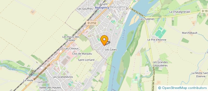 localisation de l'entreprise SCI BALGERMINE  BEAUGENCY