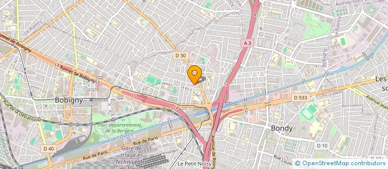 localisation de l'entreprise SCI BALGOBIN  BOBIGNY