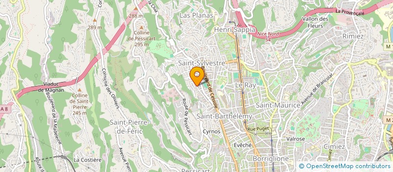 localisation de l'entreprise SCI BALH à NICE