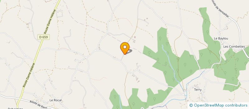 localisation de l'entreprise SCI BALI  SAINT-PAUL-FLAUGNAC