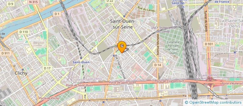 localisation de l'entreprise SCI BALI à SAINT-OUEN-SUR-SEINE