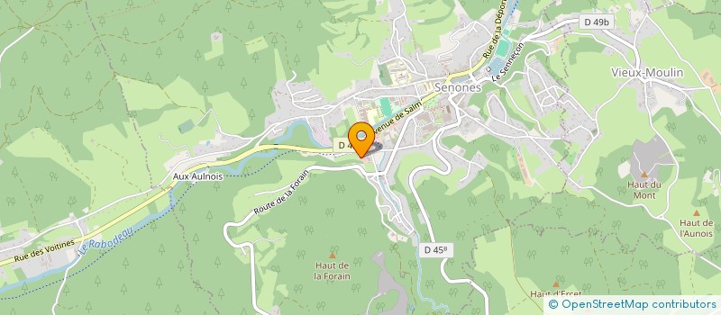 localisation de l'entreprise SCI BALI  SENONES