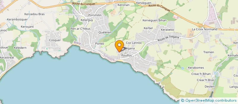 localisation de l'entreprise SCI BALI  PLOUZANE