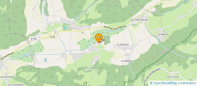 localisation de l'entreprise SCI BALI LES HIRONDELLES  MASSIEU