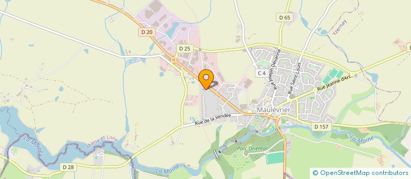 localisation de l'entreprise SCI BALIE  MAULEVRIER