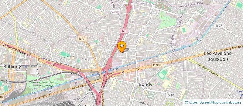 localisation de l'entreprise SCI BALIK  BONDY