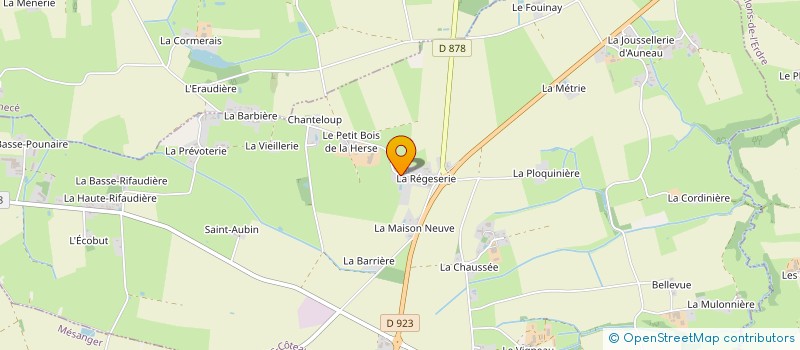 localisation de l'entreprise SCI BALINAB  POUILLE-LES-COTEAUX