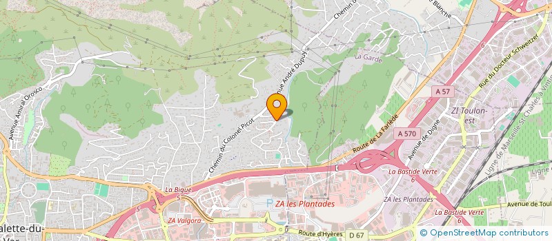 localisation de l'entreprise SCI BALIREP à LA VALETTE-DU-VAR