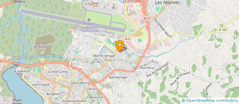 localisation de l'entreprise SCI BALISIERS PETIT PEROU à LES ABYMES