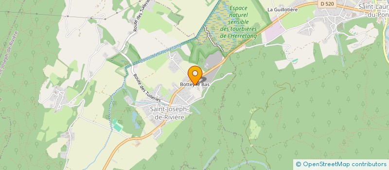 localisation de l'entreprise SCI BALISTE  LA SURE EN CHARTREUSE