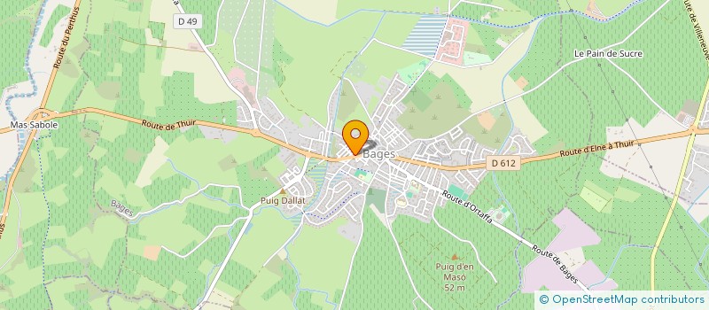 localisation de l'entreprise SCI BALISTRERI  BAGES
