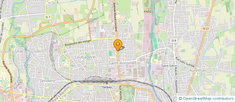 localisation de l'entreprise SCI BALIX  TARBES