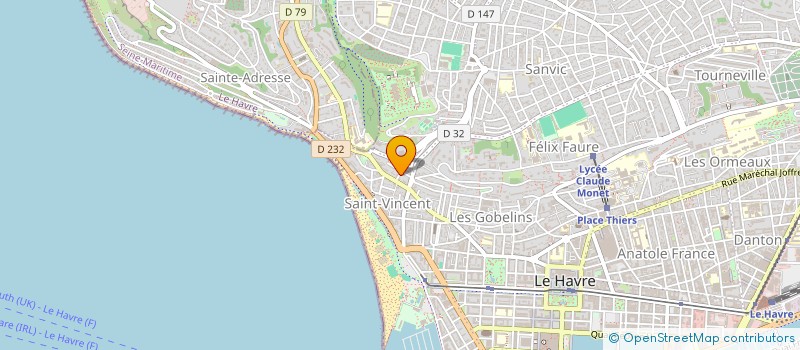 localisation de l'entreprise SCI BALKIS à LE HAVRE