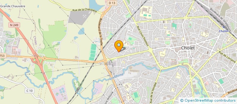 localisation de l'entreprise SCI BALKO  CHOLET