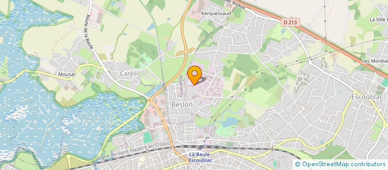 localisation de l'entreprise SCI BALL  LA BAULE-ESCOUBLAC