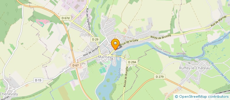 localisation de l'entreprise SCI BALLA  MARNAY