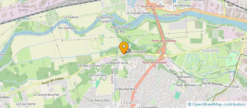 localisation de l'entreprise SCI BALLANELIS à JOUE-LES-TOURS