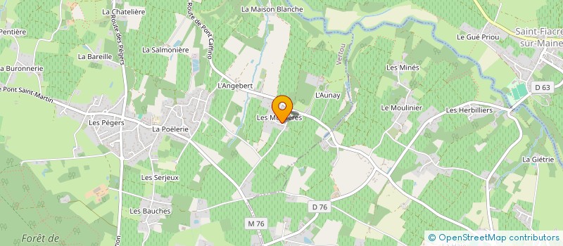 localisation de l'entreprise SCI BALLAY  VERTOU