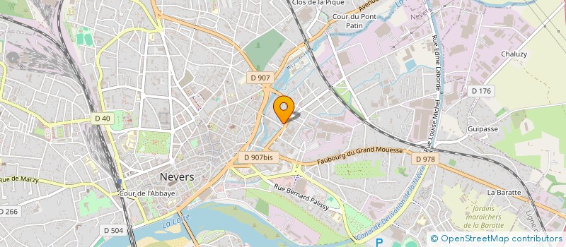 localisation de l'entreprise SCI BALLERAY à NEVERS