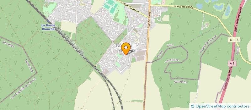 localisation de l'entreprise SCI BALLEREAU CONDE  LA CHAPELLE-EN-SERVAL