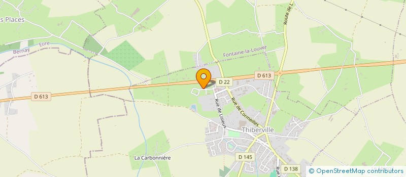 localisation de l'entreprise SCI BALLIERE LEGROS  THIBERVILLE