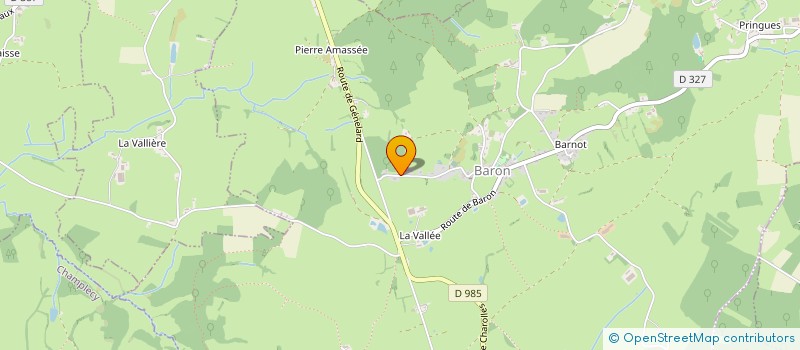 localisation de l'entreprise SCI BALLIGAND ET FILS  BARON