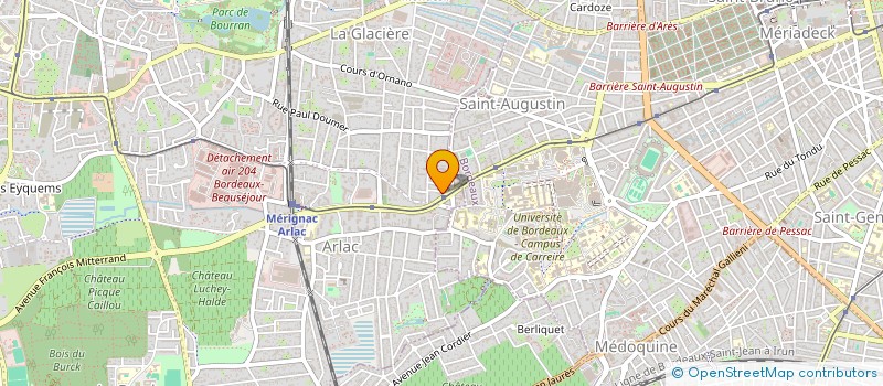 localisation de l'entreprise SCI BALLION  MERIGNAC