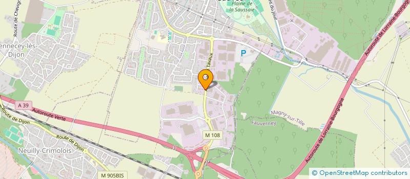 localisation de l'entreprise SCI BALLOUT  CHEVIGNY-SAINT-SAUVEUR