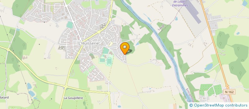 localisation de l'entreprise SCI BALLU CDS  L'HUISSERIE