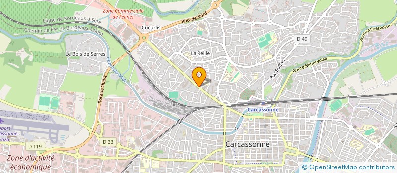 localisation de l'entreprise SCI BALM à CARCASSONNE